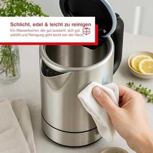 SLS Solis Vario Temp Virdulys elektrinis virdulys 1,7 L 2200 W Nerūdijančiojo plieno