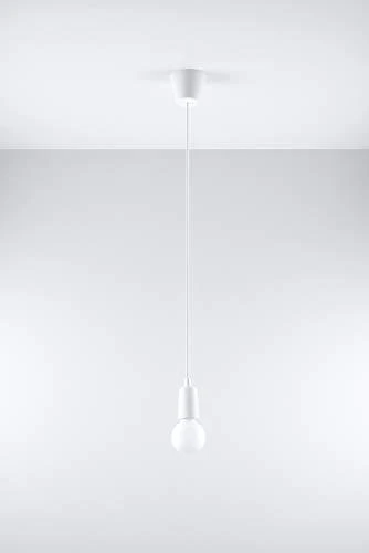 Sollux Lighting Pakabinamas šviestuvas DIEGO 1 baltas