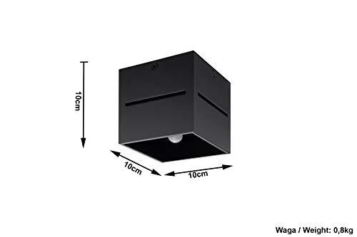 Sollux Lighting Lubinis šviestuvas LOBO juodas