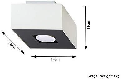 Sollux Lighting Lubinis šviestuvas MONO 1 baltas