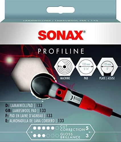 SONAX Avikailio poliravimo padas, 133 mm 493141