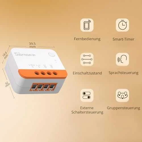 Sonoff ZBmini-L2 Extreme Zigbee 1 kanalo relė 6A