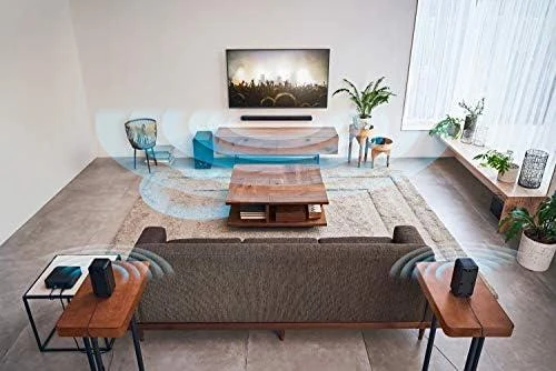 Namų kino sistema Sony | HT-S40R 5.1ch Home Cinema Soundbar with Wireless Rear Speakers | Juodas | No | USB port | Wi-Fi | Bluetooth | Belaidė jungtis