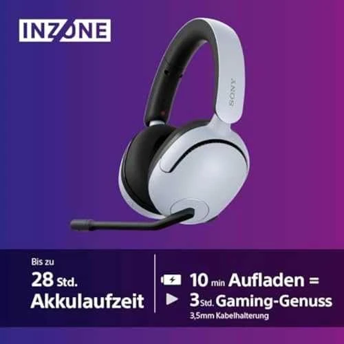 Sony INZONE H5  ausinės, Baltos