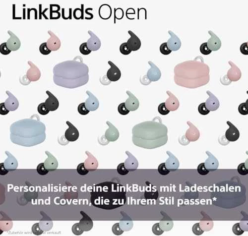 Ausinės Sony LinkBuds Open, Violetinės spalvos