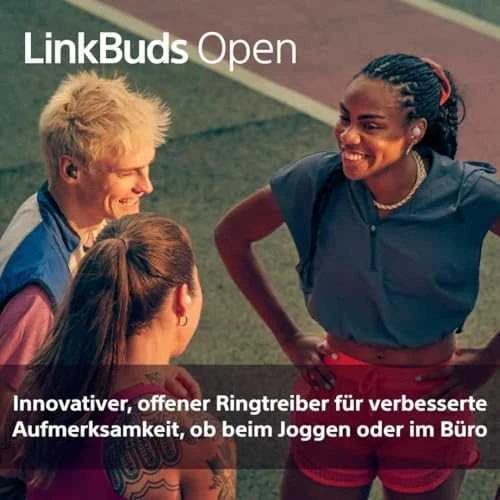 Ausinės Sony LinkBuds Open, Baltos spalvos