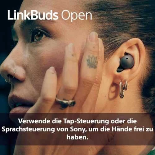Ausinės Sony LinkBuds Open, Baltos spalvos