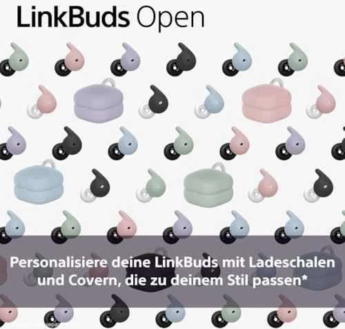 Ausinės Sony LinkBuds Open, Baltos spalvos