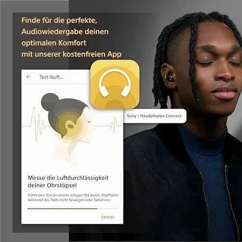 Sony WF-1000XM5 Earbuds Belaidės ausinės, ANC, belaidis įkrovimas, Sidabrinės spalvos