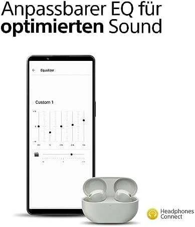Sony WF-1000XM5 Earbuds Belaidės ausinės, ANC, belaidis įkrovimas, Sidabrinės spalvos
