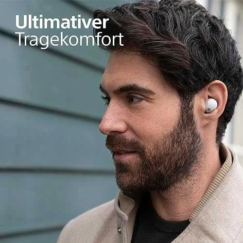 Sony WF-1000XM5 Earbuds Belaidės ausinės, ANC, belaidis įkrovimas, Sidabrinės spalvos