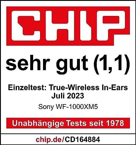 Sony WF-1000XM5 Earbuds Belaidės ausinės, ANC, belaidis įkrovimas, Sidabrinės spalvos