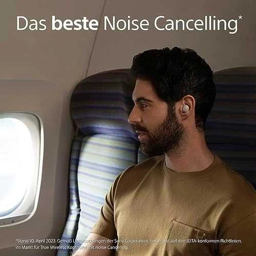Sony WF-1000XM5 Earbuds Belaidės ausinės, ANC, belaidis įkrovimas, Sidabrinės spalvos