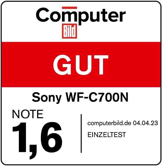 Ausinės Sony WF-C700N, juodos spalvos