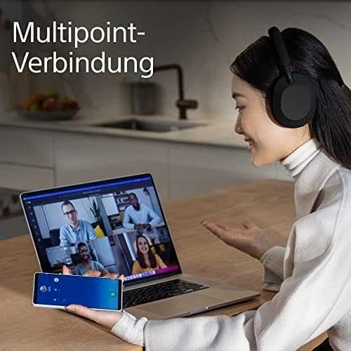 Belaidės ausinės Sony WH-1000XM5 su triukšmo slopinimo technologija, Juodos