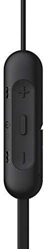 Belaidės į ausį įdedamos ausinės Sony WI-C200B, juodos