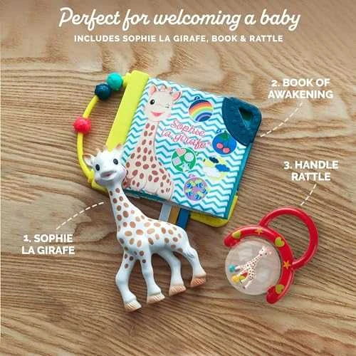 Nascita VULLI Sophie la girafe dovanų rinkinys naujagimiui 0m+ 010325