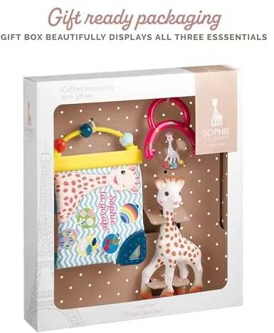 Nascita VULLI Sophie la girafe dovanų rinkinys naujagimiui 0m+ 010325