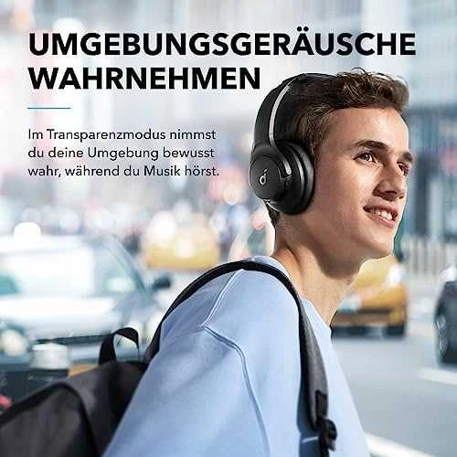 Ausinės Anker Soundcore Q20i, Juodos
