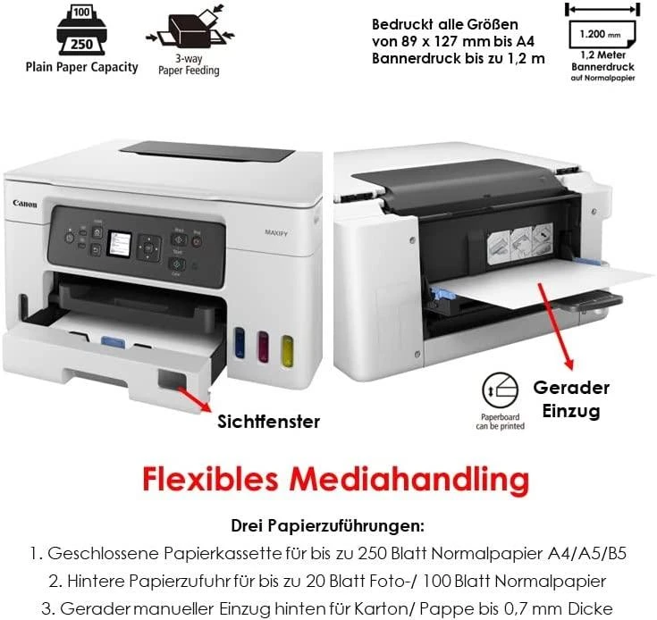 Canon MAXIFY GX3050 Spausdintuvas rašalinis spalvotas MFP A4 18 ppm USB Wi-Fi