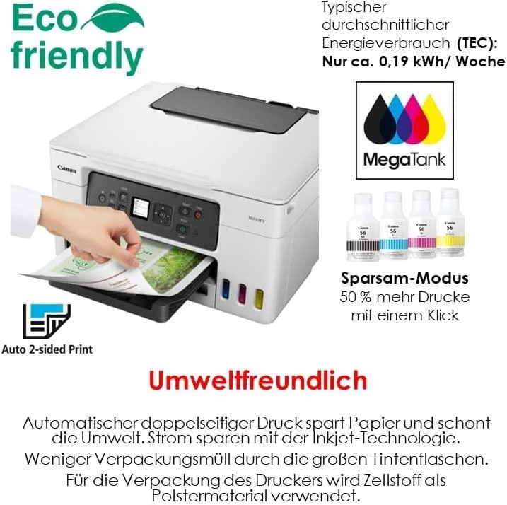 Canon MAXIFY GX3050 Spausdintuvas rašalinis spalvotas MFP A4 18 ppm USB Wi-Fi