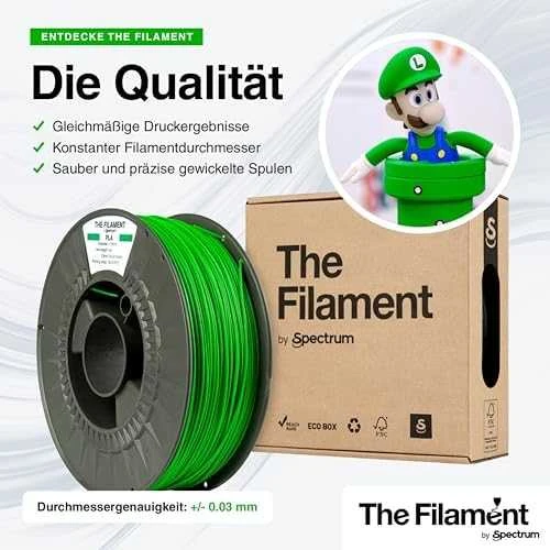 Spectrum The Filament Filament PETG 1000g, plasma violetinė