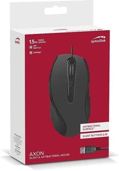 Speedlink pelė Axon, juoda (SL-610009-RRBK)