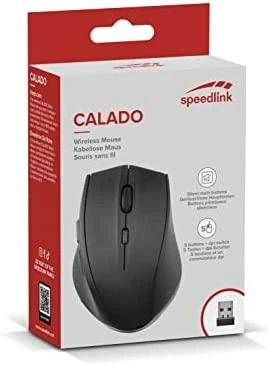Speedlink Calado tyli belaidė pelė su USB nano imtuvu, juoda