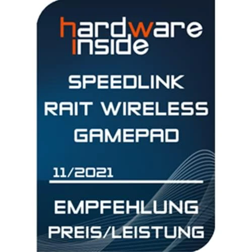 Speedlink – „Rait“ belaidis žaidimų pultas – PC/PS3/Switch/OLED, juodos spalvos, guminis