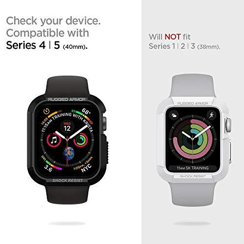 Išmaniojo laikrodžio Apple 4 ekrano rėmelis, Juodos spalvos, 40mm