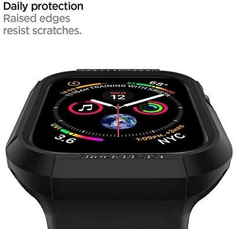 Išmaniojo laikrodžio Apple 4 ekrano rėmelis, Juodos spalvos, 40mm