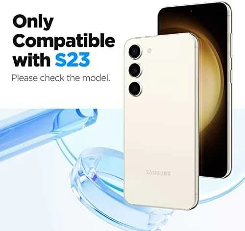 Spigen apsauginis stiklas GLAS.TR ”EZ FIT” 2-pack skirtas Samsung Galaxy S23 transparent
