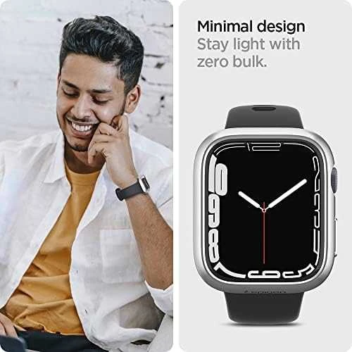 Išmaniojo laikrodžio Apple 7 ekrano rėmelis, Pilkos spalvos, 45mm
