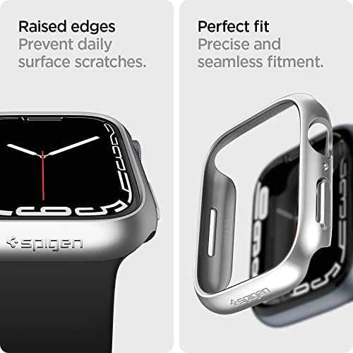Išmaniojo laikrodžio Apple 7 ekrano rėmelis, Pilkos spalvos, 45mm