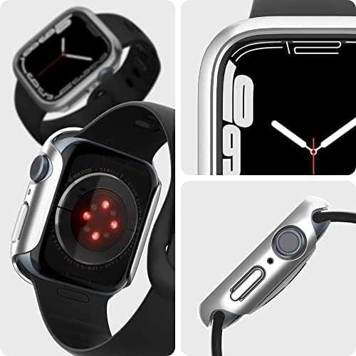 Išmaniojo laikrodžio Apple 7 ekrano rėmelis, Pilkos spalvos, 45mm