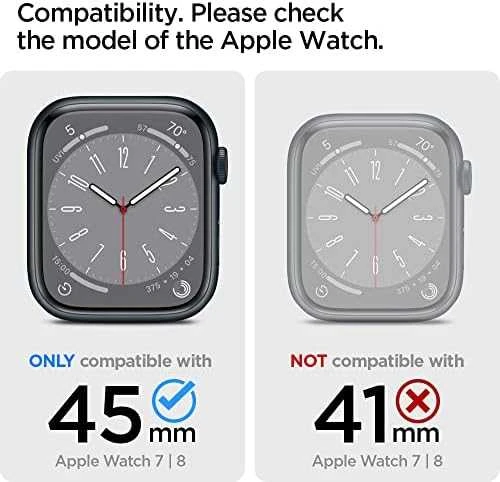 Išmaniojo laikrodžio Apple 7 ekrano rėmelis, Pilkos spalvos, 45mm