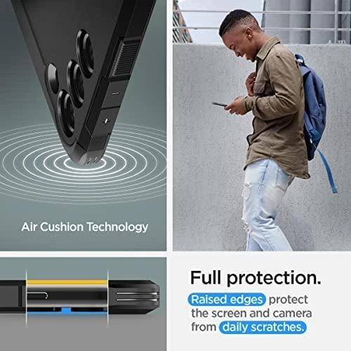 Spigen Tough Armor dėklas skirtas Samsung Galaxy S23 Plus, spalva - Juoda