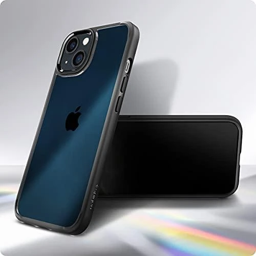 „Spigen Ultra Hybrid iPhone 13“ dėklas - Matinės juodos spalvos