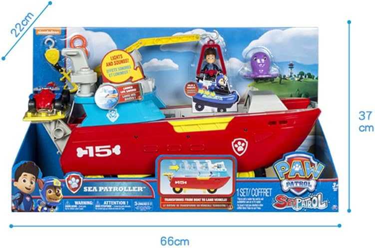 Spin Master PAW PATROL figūrėlių rinkinys Sea Patroller, 6037846