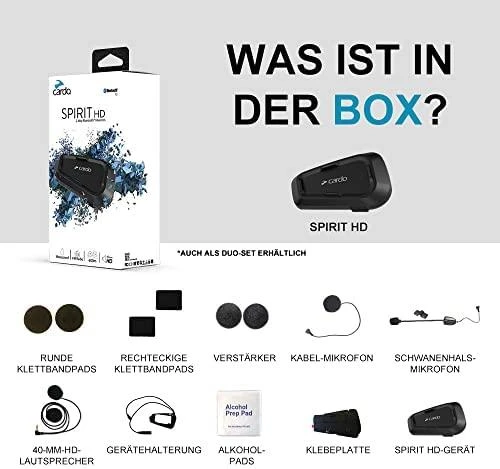 Cardo Spirit HD įrangos komplektacija