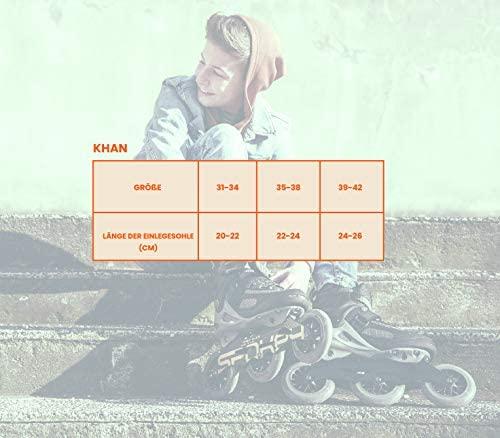 Inline Riedučiai Spokey Khan Bk / Wh Jr 927032-927033