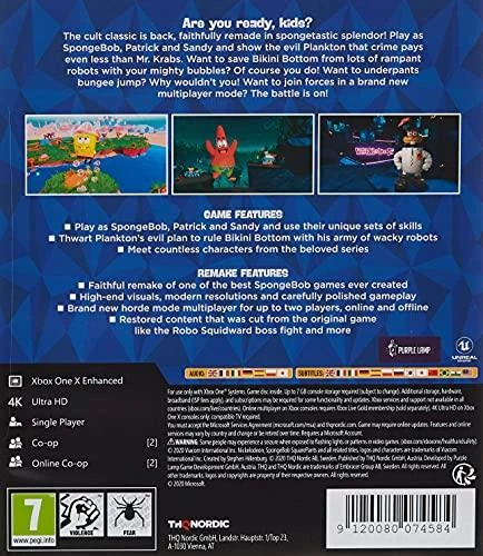 Thq Nordic Spongebob SquarePants: Battle for Bikini Bottom - Rehydrated XBOX One