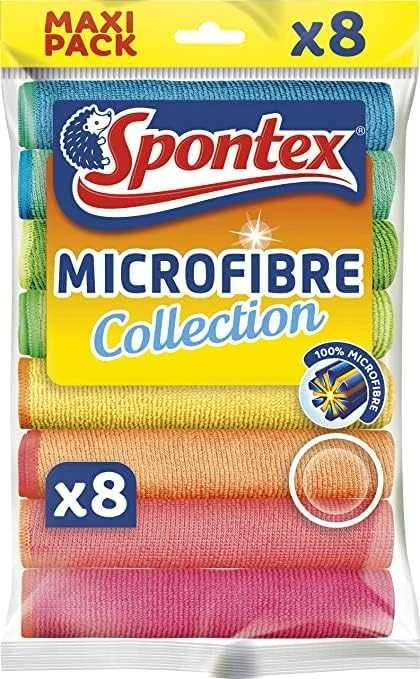 Su mikropluošto šluostės SPONTEX