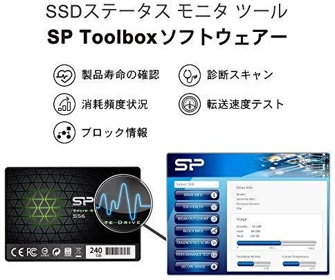 Silicon Power | S56 | 240 GB | SSD form factor 2.5" | Solid-state drive sąsaja SATA | Skaitymo greitis 460 MB/s | Rašymo greitis 450 MB/s