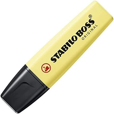 STABILO tekstinių žymeklių rinkinys BOSS ORIGINAL, pastelinės spalvos, 6 vnt., 70/6-2