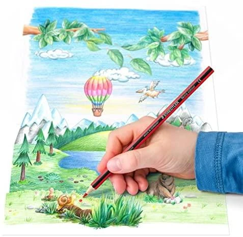 Spalvoti pieštukai STAEDTLER NORIS COLOUR 185, 36 spalvos