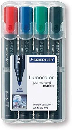 Staedtler Nuolatinis žymeklis 4 spalvos apvalus