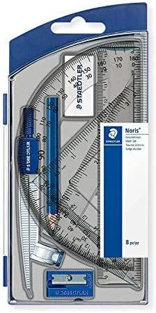 Staedtler geometrinis rinkinys skaidrioje dėžutėje