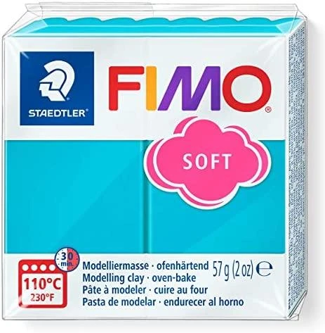 Staedtler Modelinas FIMO SOFT, 57 g, mėtų žalia sp.