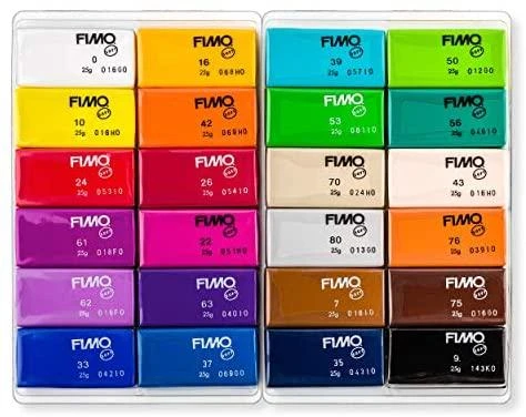 Fimostaedtler FIMO minkštas rinkinys, 24x25g Basic (8023 C24-1)